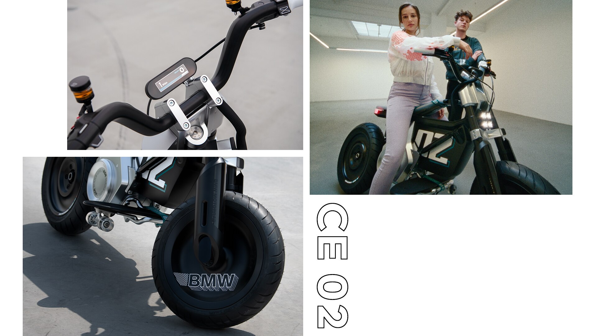 Dizajn skuterja BMW Motorrad Concept CE 02 je emocionalen in minimalističen hkrati.