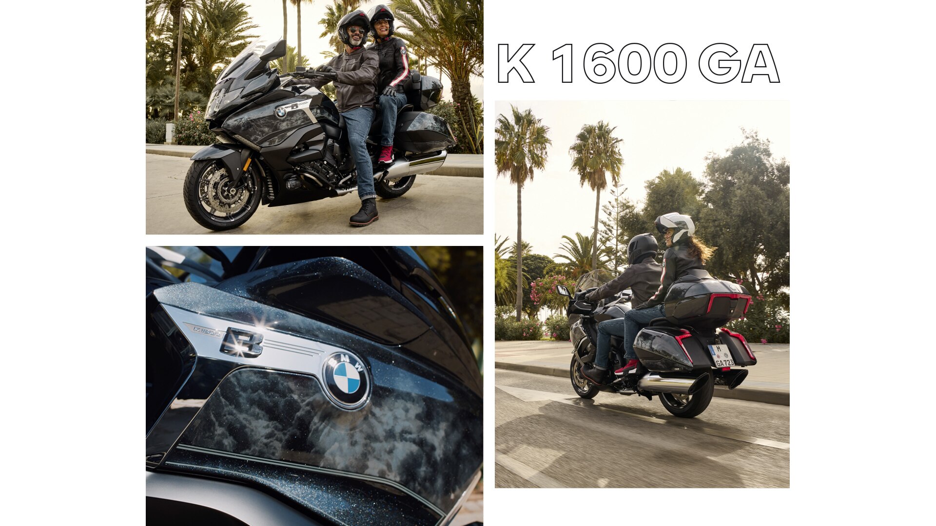 K 1600 B kot posebni model Option 719 Midnight, parkiran v profilu