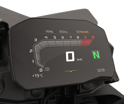 TFT-zaslon s povezljivostjo modela BMW F 800 GS