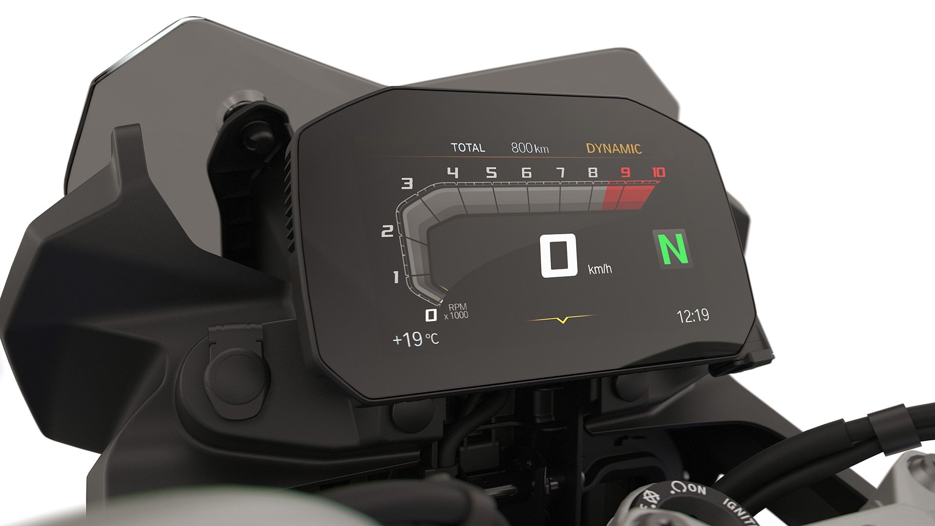 TFT-zaslon s povezljivostjo modela BMW F 800 GS