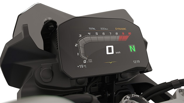 TFT-zaslon s povezljivostjo modela BMW F 800 GS