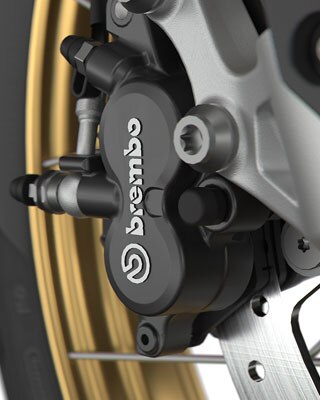Visokokakovosten zavorni sistem Brembo