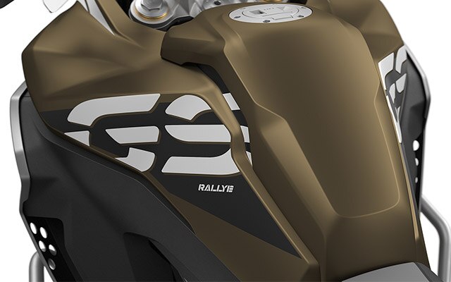 Tukaj vidimo rezervoar modela F 850 GS Adventure.