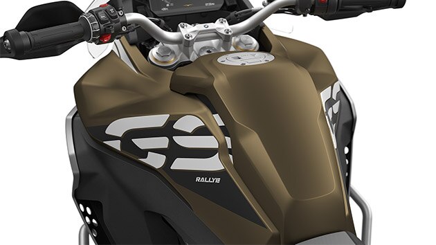 Tukaj vidimo rezervoar modela F 850 GS Adventure.
