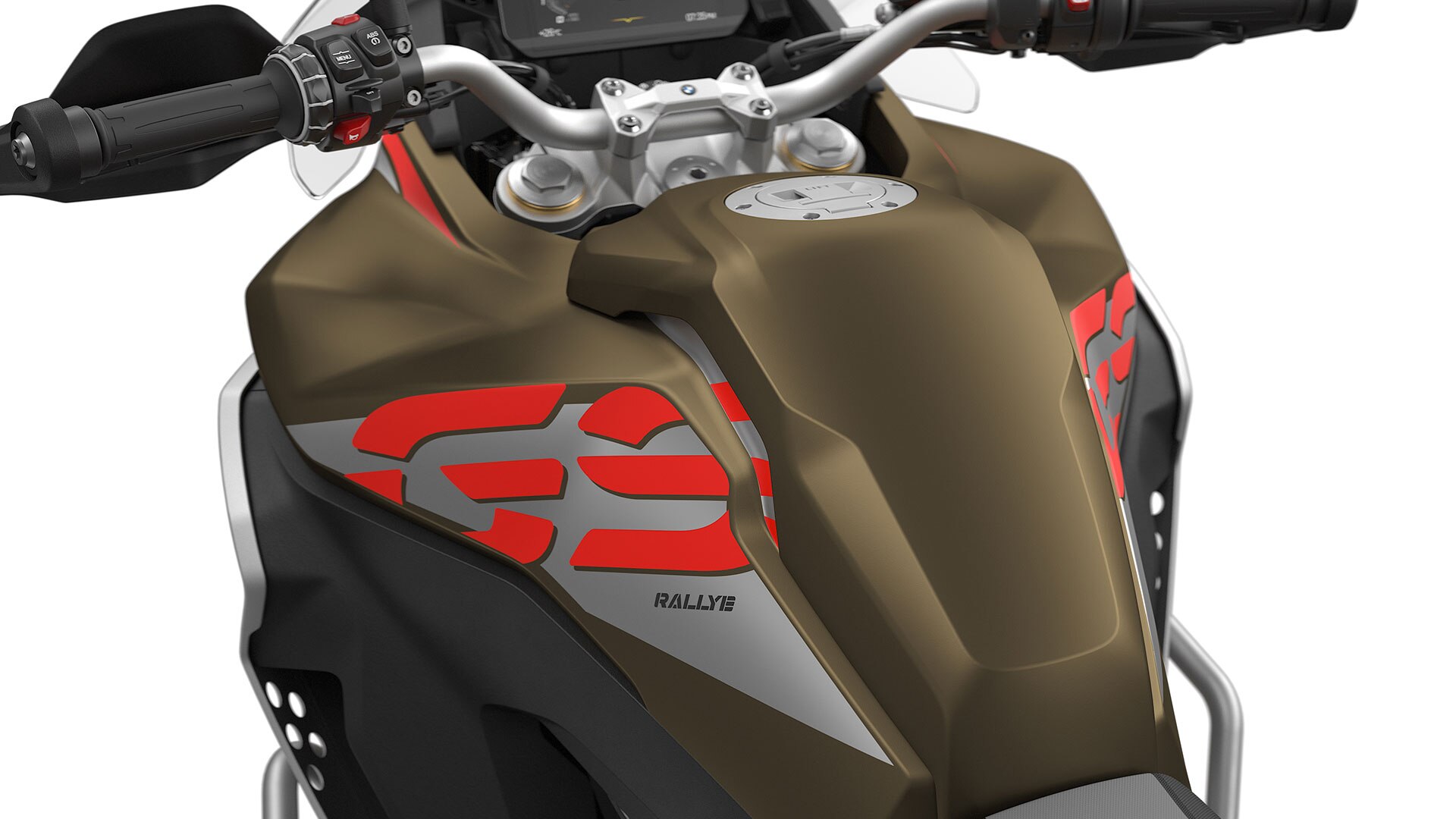 Tukaj vidimo rezervoar modela F 850 GS Adventure.