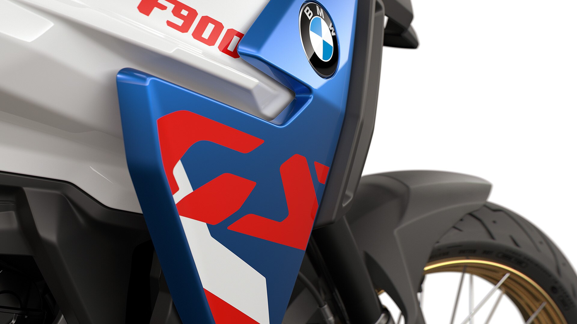 Impresiven logotip GS na modelu F 900 GS znamke BMW Motorrad
