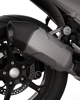 Serijski končni glušnik modela R 1300 GS znamke BMW Motorrad