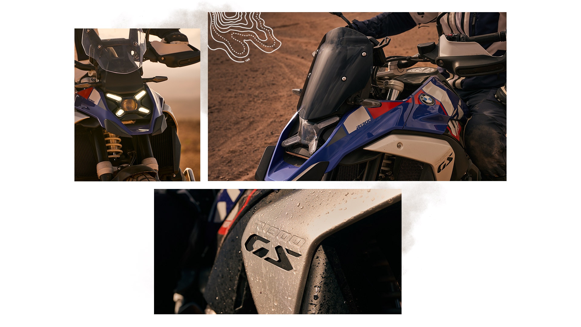 Športna zasnova modela R 1300 GS Trophy znamke BMW Motorrad
