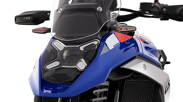 Sprednji del modela R 1300 GS Trophy znamke BMW Motorrad