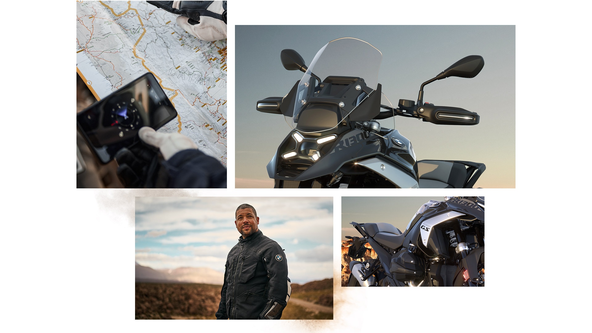 Dinamična zasnova modela R 1300 GS Triple Black znamke BMW Motorrad