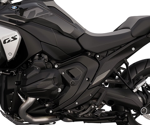 Črn okvir modela R 1300 GS Triple Black znamke BMW Motorrad