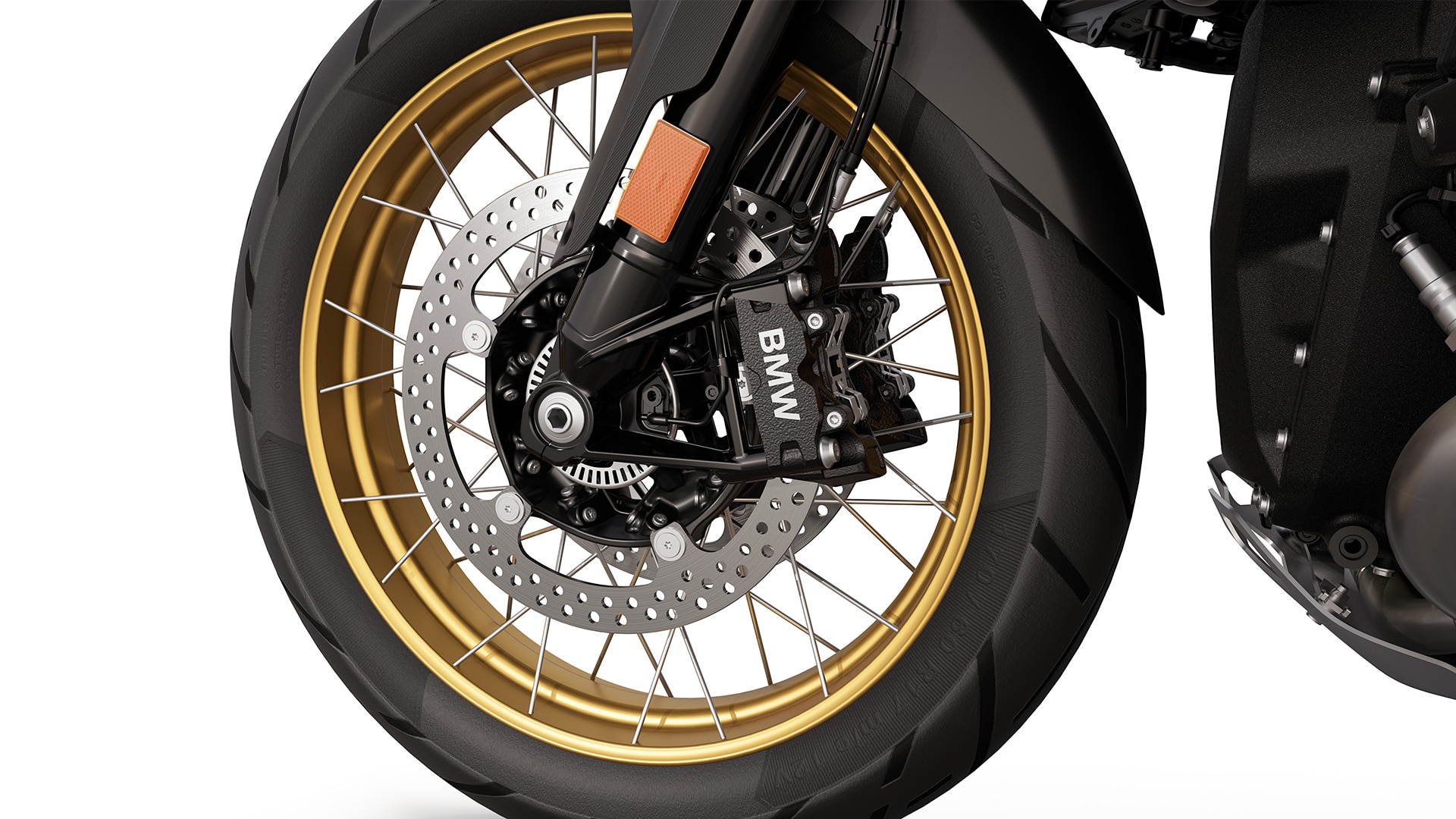 Kolesa s križnimi naperami pri modelu R 1300 GS Triple Black