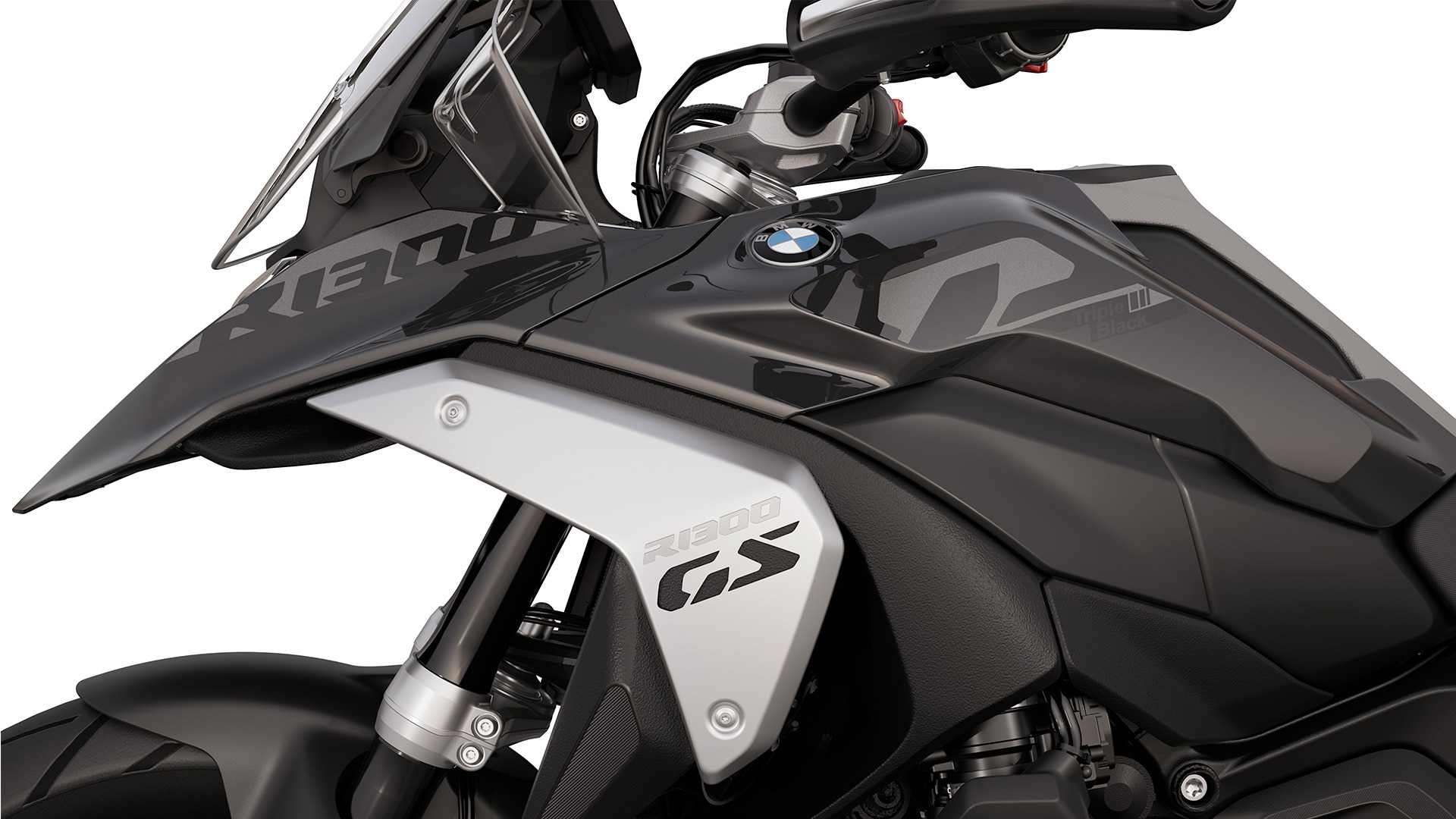 Napis "Triple Black" modela R 1300 GS znamke BMW Motorrad