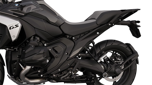 Črn okvir modela R 1300 GS Triple Black znamke BMW Motorrad