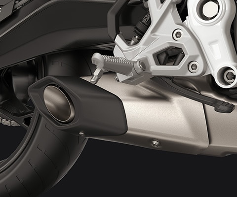 Dušilec Underbelly modela F 450 R znamke BMW Motorrad