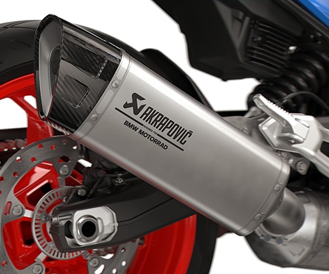 Športni glušnik modela F 900 R znamke BMW Motorrad