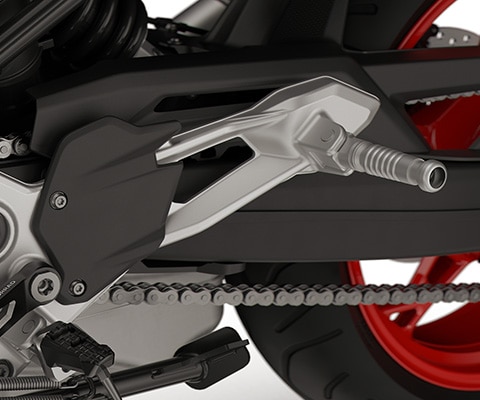 Rezkane nožne opore in nožni vzvodi modela F 900 XR znamke BMW Motorrad