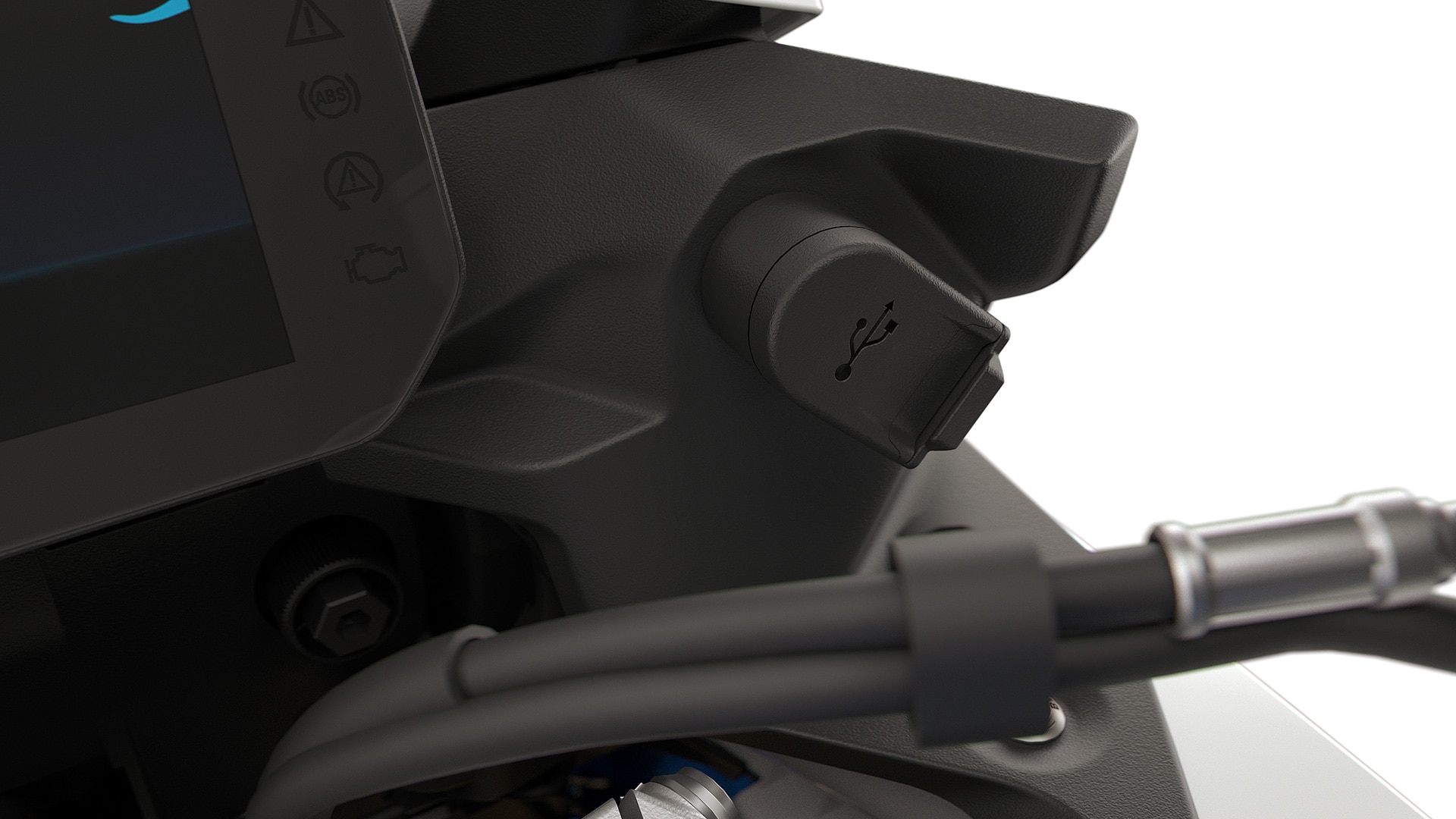 Polnilna vtičnica USB-C modela F 900 XR znamke BMW Motorrad