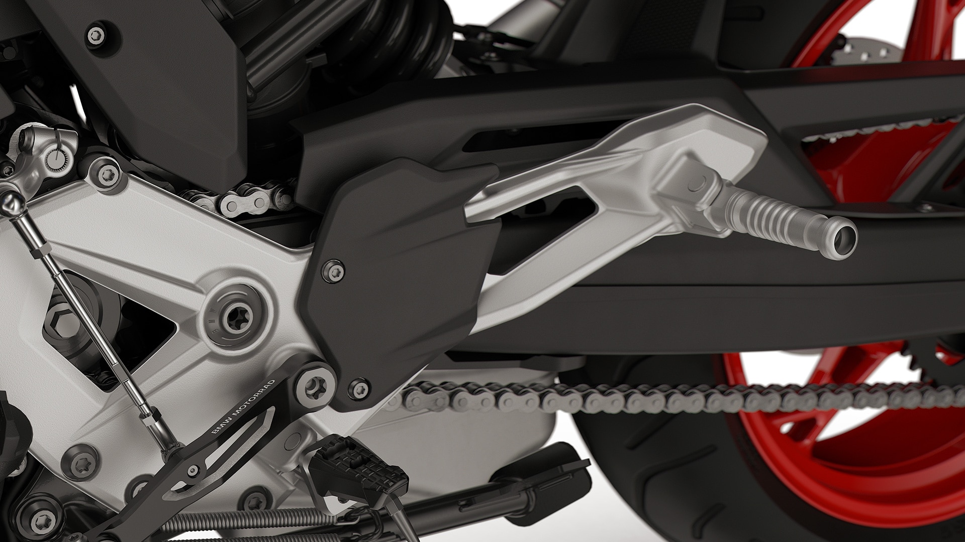 Rezkane nožne opore in nožni vzvodi modela F 900 XR znamke BMW Motorrad
