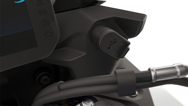 Polnilna vtičnica USB-C modela F 900 XR znamke BMW Motorrad