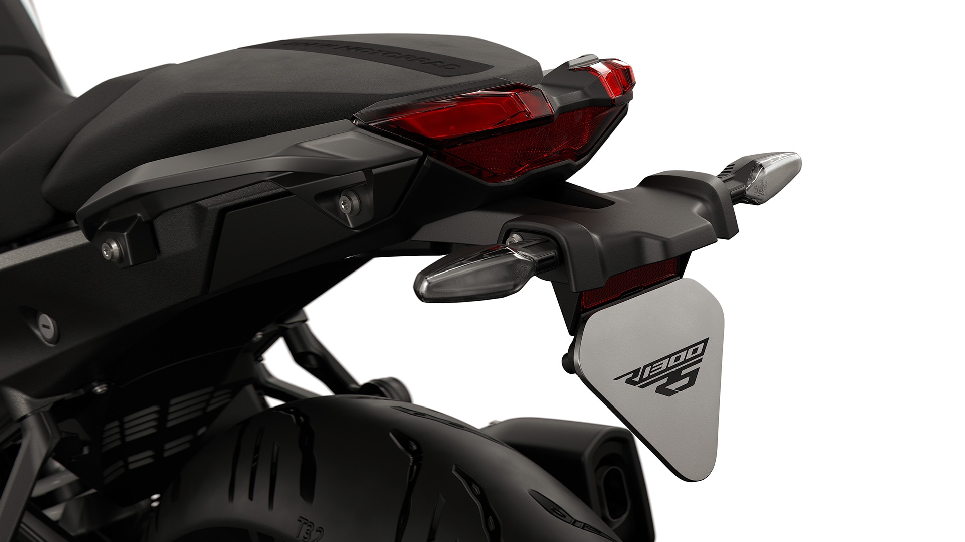 Pogled na zadek modela R 1300 RS znamke BMW Motorrad