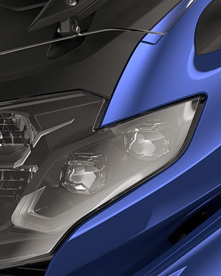 Poudarek na žarometih LED.