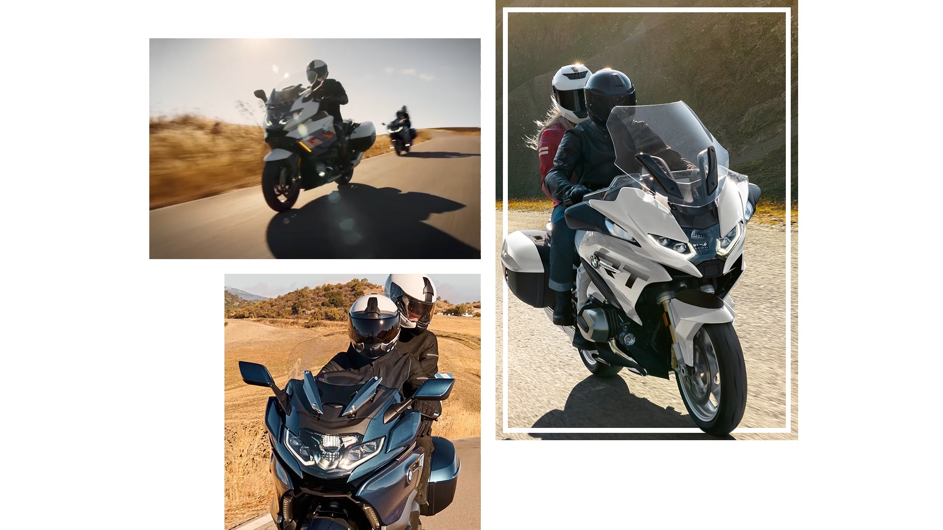Posnetki vožnje z BMW Motorrad tourerjem.