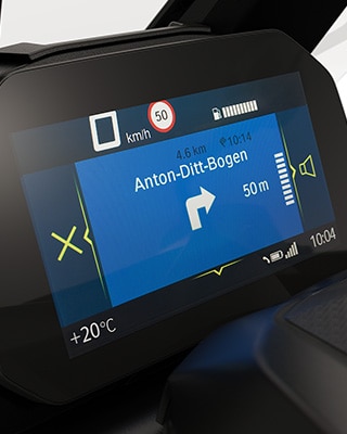 Izbirna predpriprava za navigacijo modela C 400 X znamke BMW Motorrad