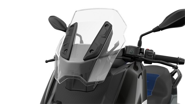 Vetrobransko steklo skuterja serije C 400 X.