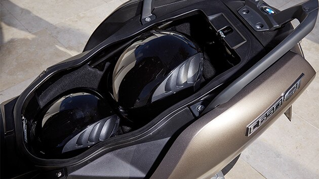 C 650 GT – shranjevalni prostor