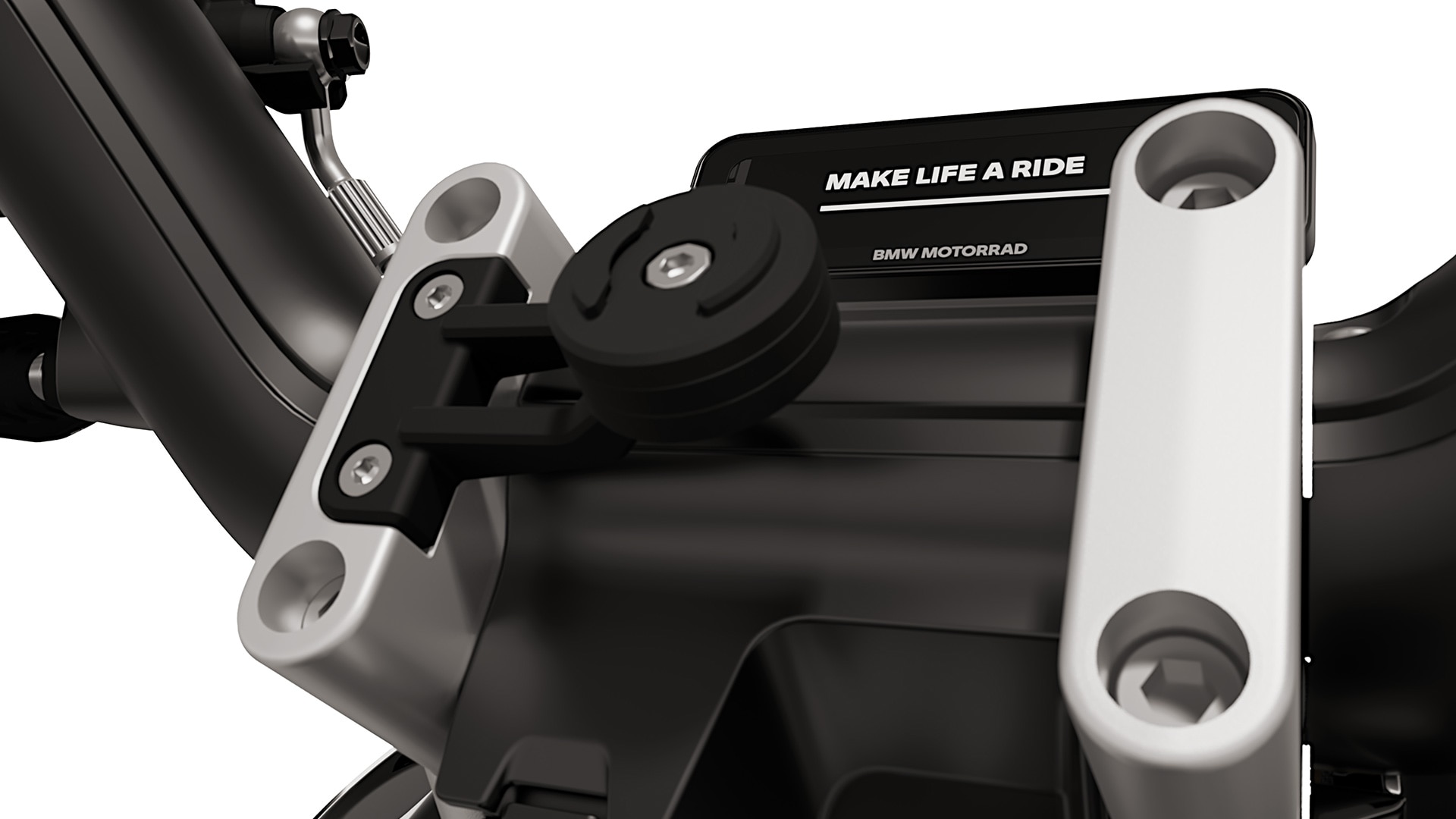 Visokointegriran zasnovan nosilec za pametni telefon vozila eParkourer CE 02 znamke BMW Motorrad