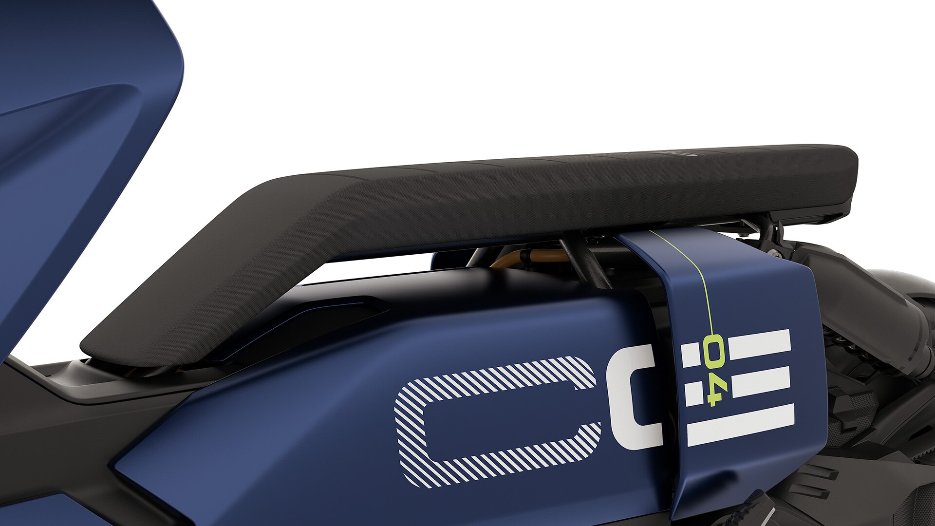 Komfortna sedežna klop z ogrevanjem sedežev modela CE 04 znamke BMW Motorrad